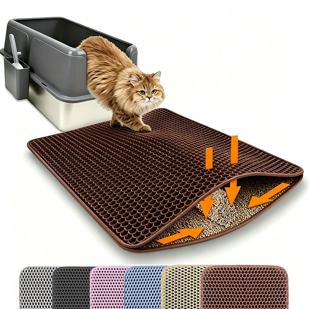 Tapis de litière alvéolé à double fond