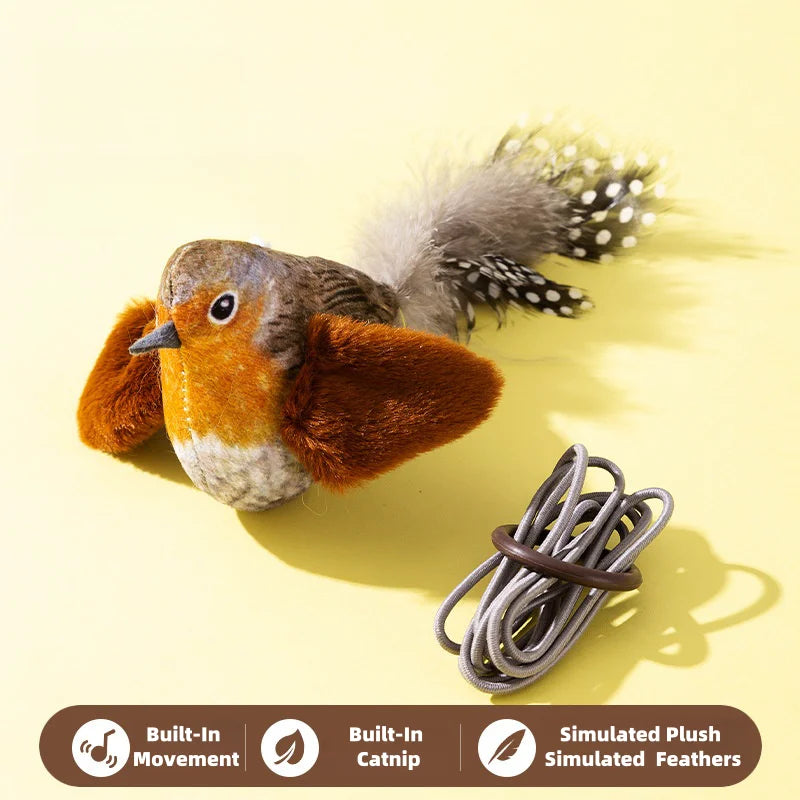 Peluche sonore à l'herbe à chat
