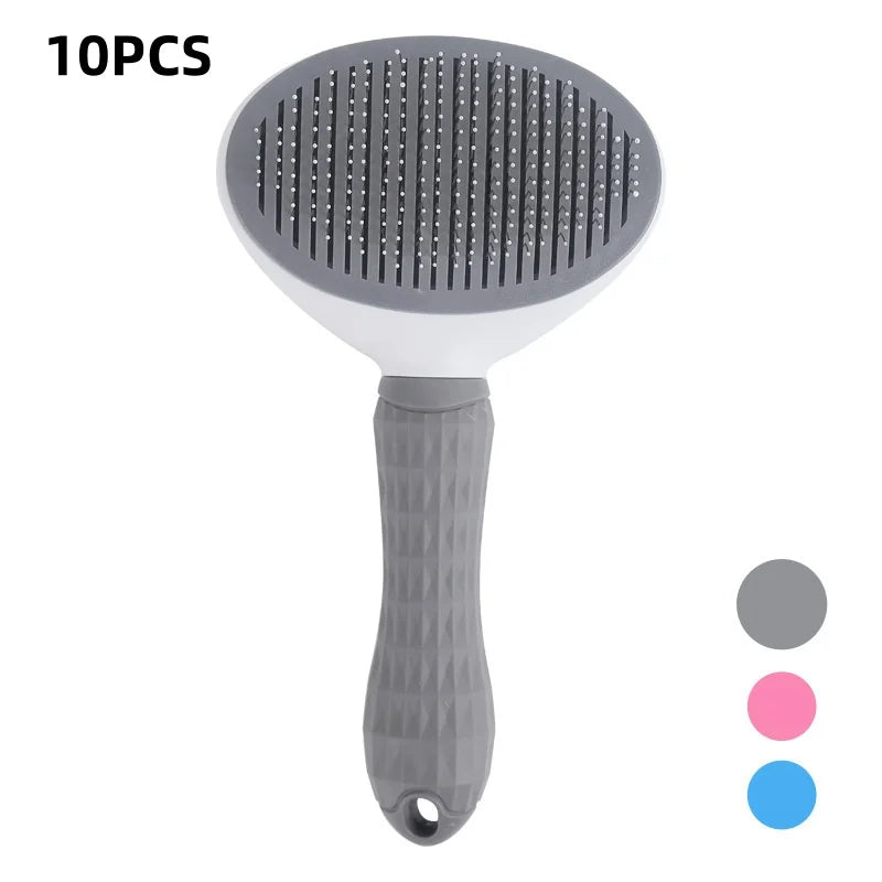Brosse auto-nettoyante pour chien et chat
