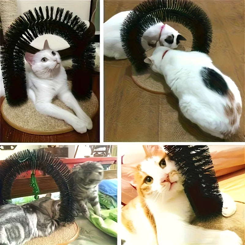 Brosse arche de toilettage pour chat