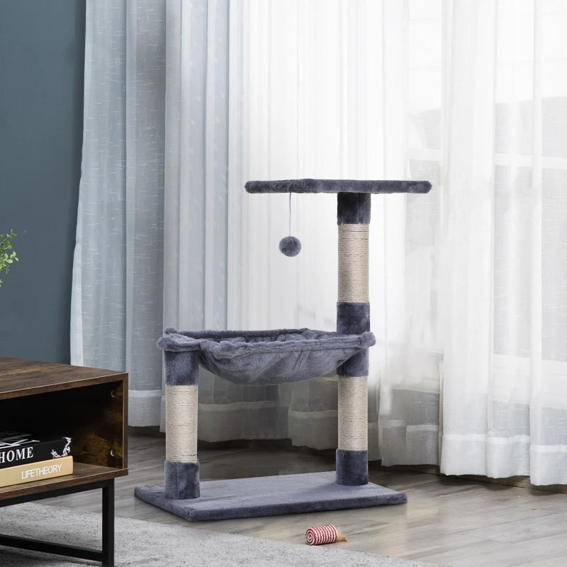 Arbre à chat avec hamac — 70 cm