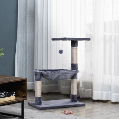 Arbre à chat avec hamac — 70 cm