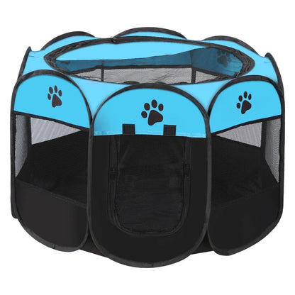Tente pliable octogonale pour chien