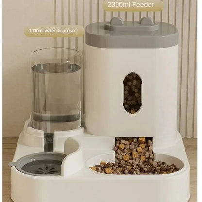 Distributeur de croquettes et d'eau