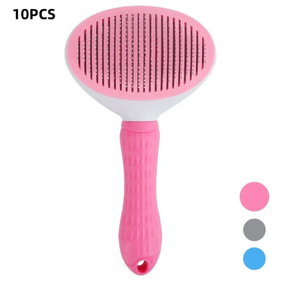 Brosse auto-nettoyante pour chien et chat