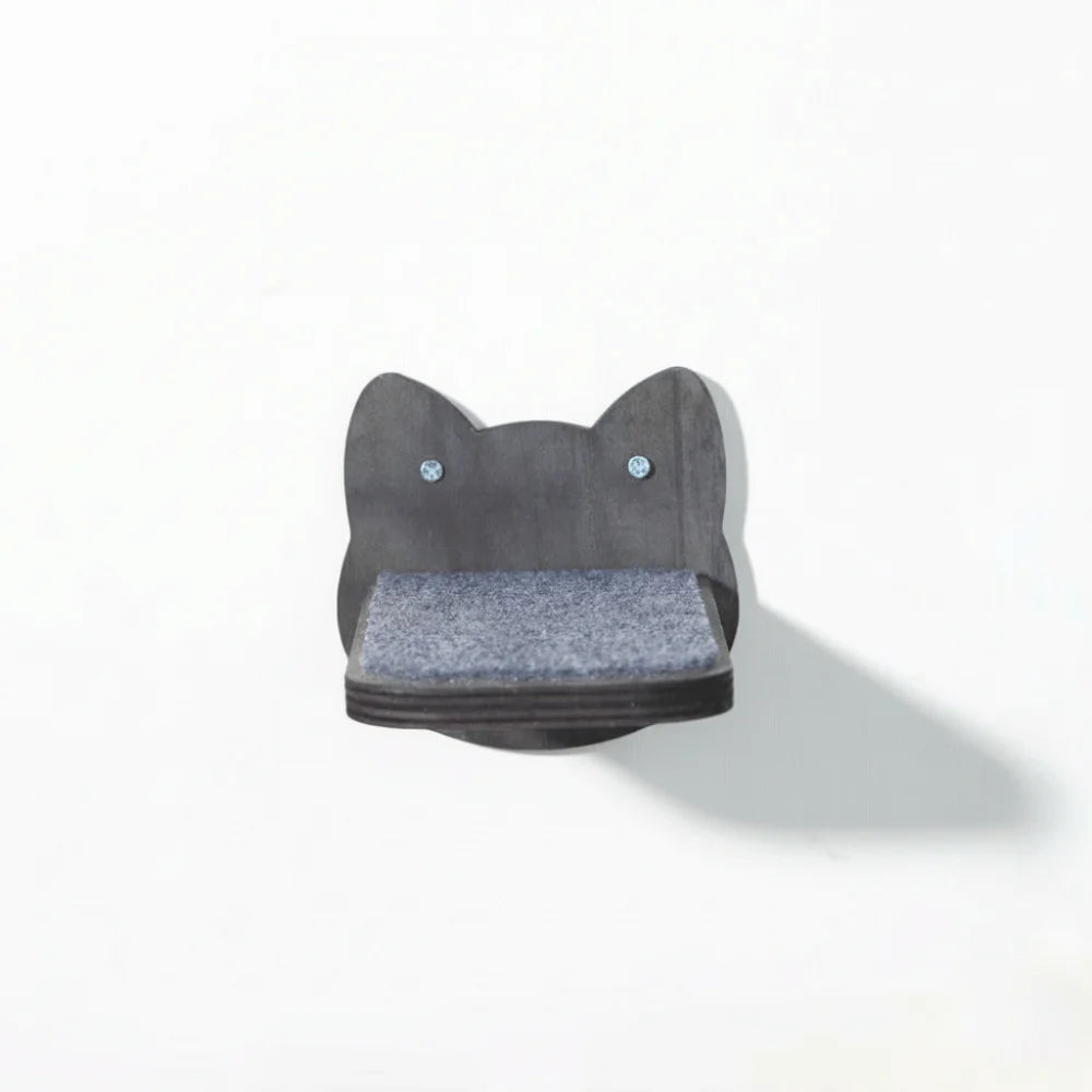 Étagère murale en bois pour chat
