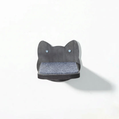 Étagère murale en bois pour chat