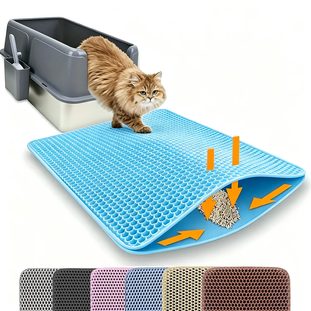 Tapis de litière alvéolé à double fond