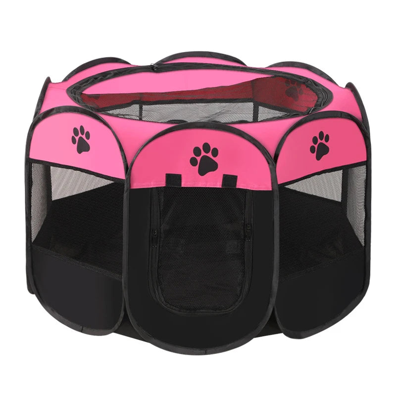 Tente pliable octogonale pour chien