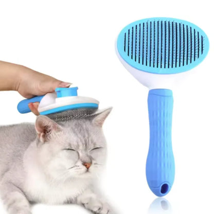 Brosse auto-nettoyante pour chien et chat