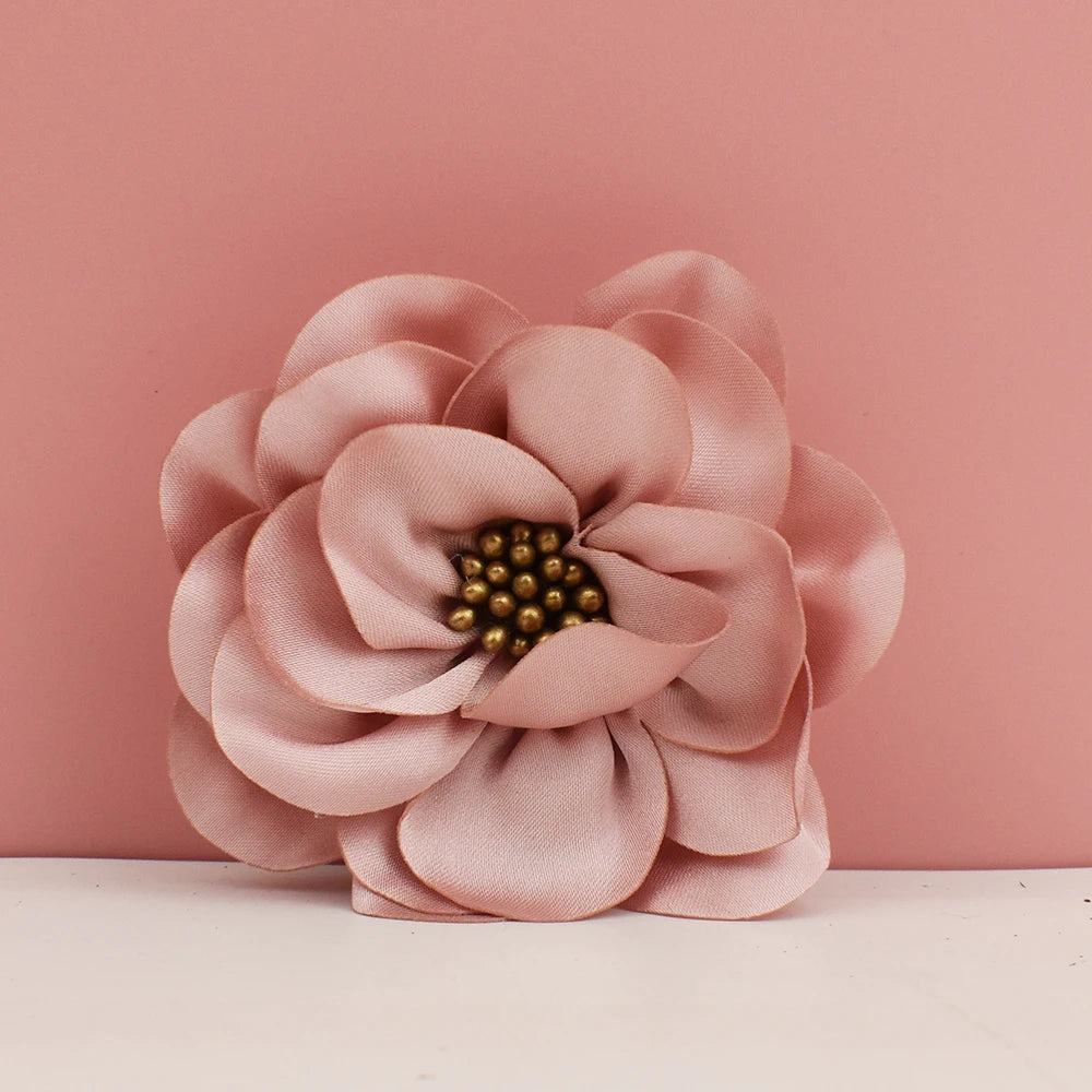 Harnais, collier et laisse tissés roses pour chien