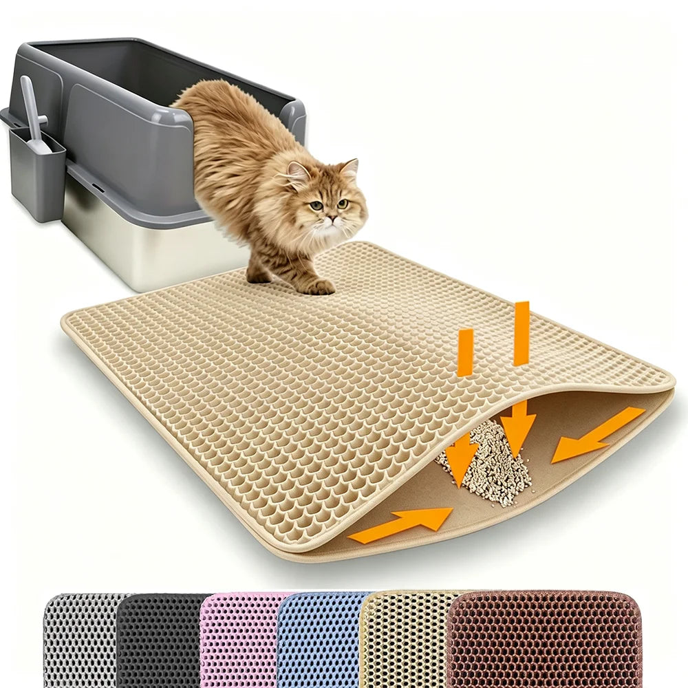 Tapis de litière alvéolé à double fond