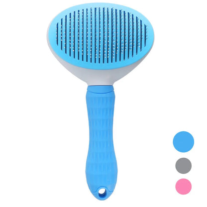 Brosse auto-nettoyante pour chien et chat