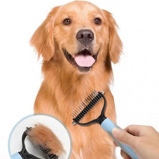 Peigne démêloir à lames pour chien et chat