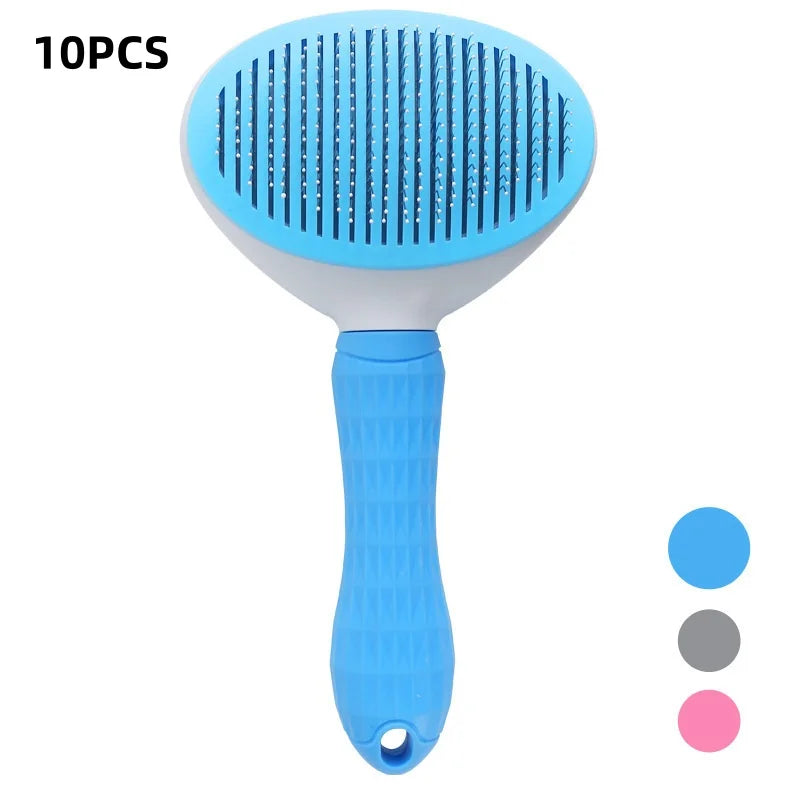 Brosse auto-nettoyante pour chien et chat