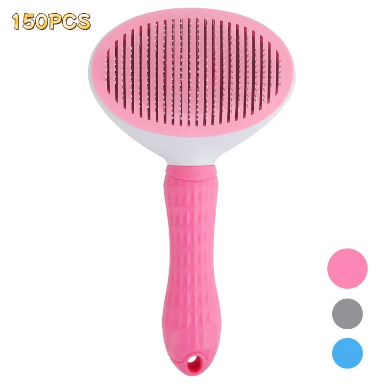 Brosse auto-nettoyante pour chien et chat