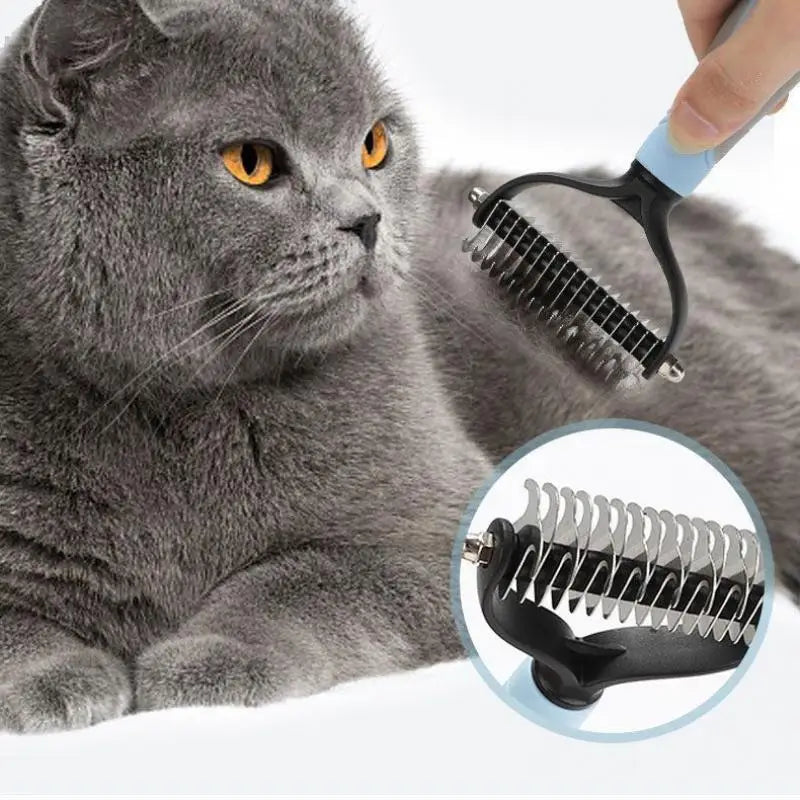 Peigne démêloir à lames pour chien et chat