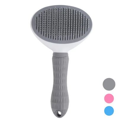 Brosse auto-nettoyante pour chien et chat