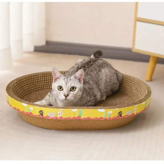 Griffoir en carton ondulé de 40 cm pour chat