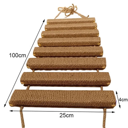 Passerelle murale en sisal pour chat