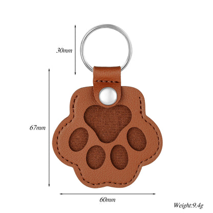 Porte-clés souvenir pour poils d'animal