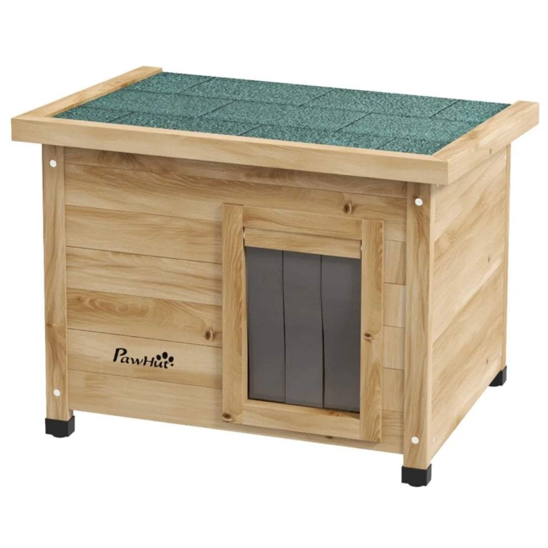 Niche d'extérieur en bois pour chat