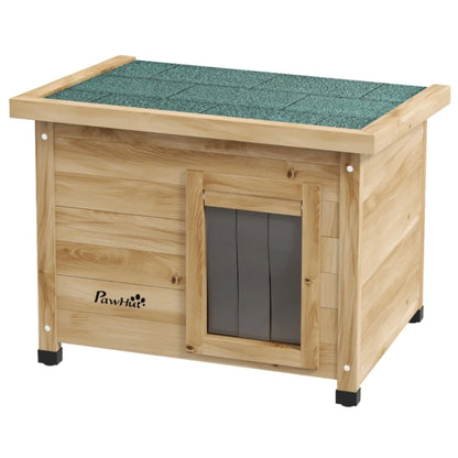 Niche d'extérieur en bois pour chat