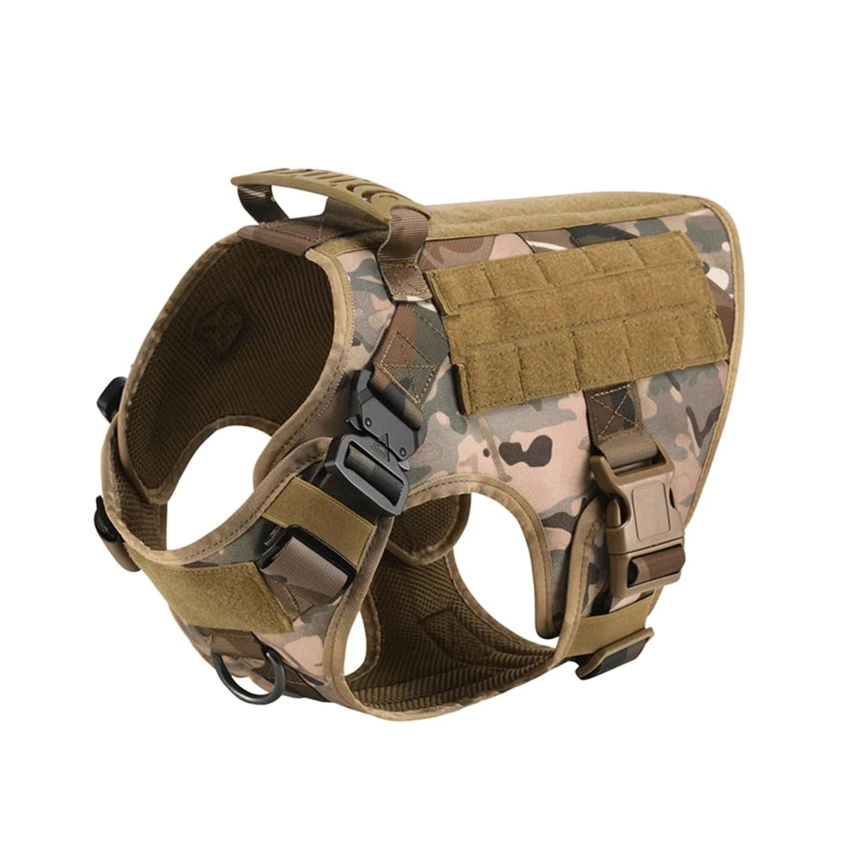 Harnais tactique pour grand chien, système MOLLE