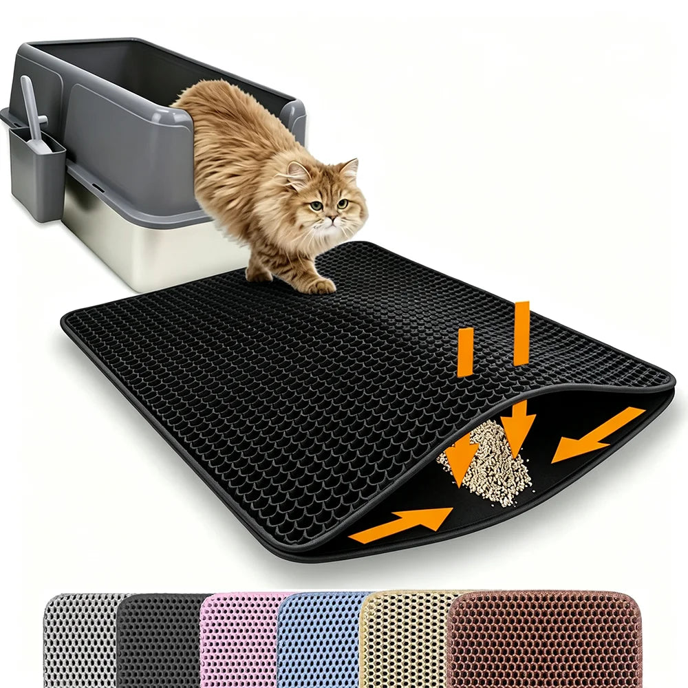 Tapis de litière alvéolé à double fond