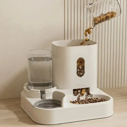 Distributeur de croquettes et d'eau