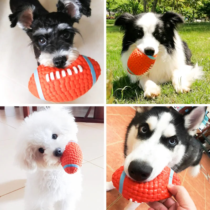 Balles sonores en latex pour chien