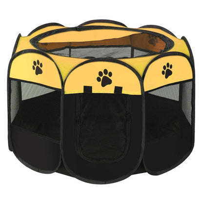 Tente pliable octogonale pour chien