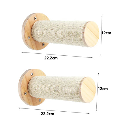 Passerelle murale en sisal pour chat